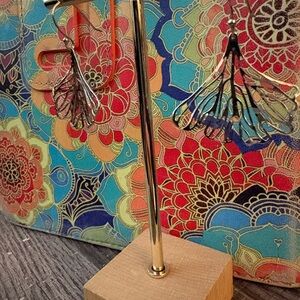 Elegant Silver Gingko Earrings